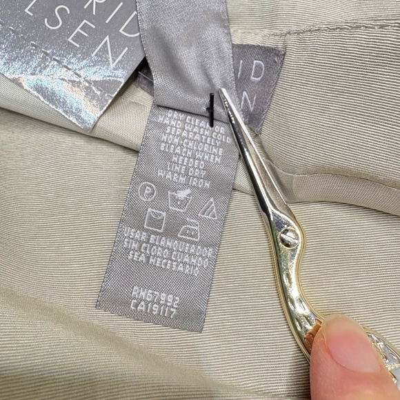 NWT Vintage Y2K Sigrid Olsen Jaipur Journey Pants Cotton Silk Women's Sz 12 - Picture 8 of 8